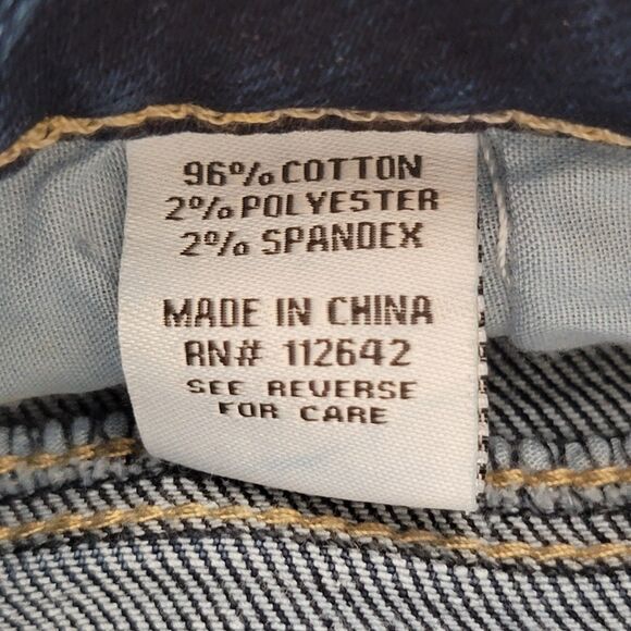 Disclosure Skinny Jeans Women's Size 12 Frayed Cuffs Slit Mid Rise Stretch Denim - Picture 4 of 7